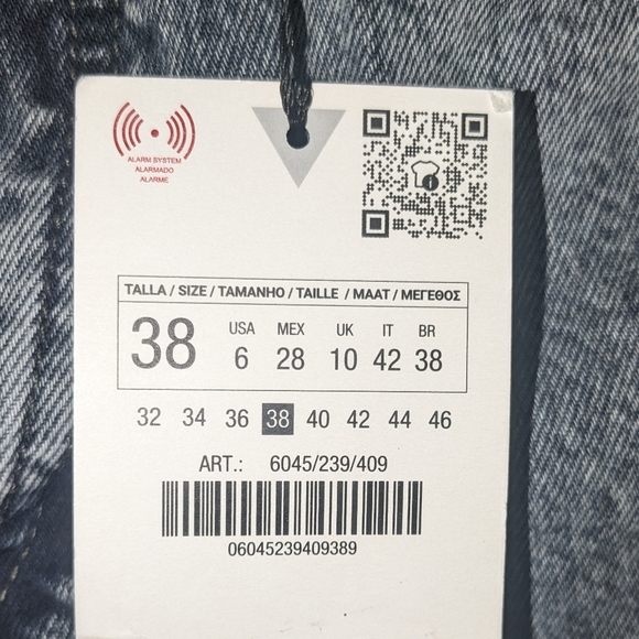 TRF STRAIGHT LEG STRETCH JEANS WITH A HIGH WAIST - Picture 4 of 5